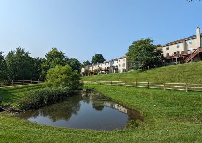 Wet pond in the Park Summit community